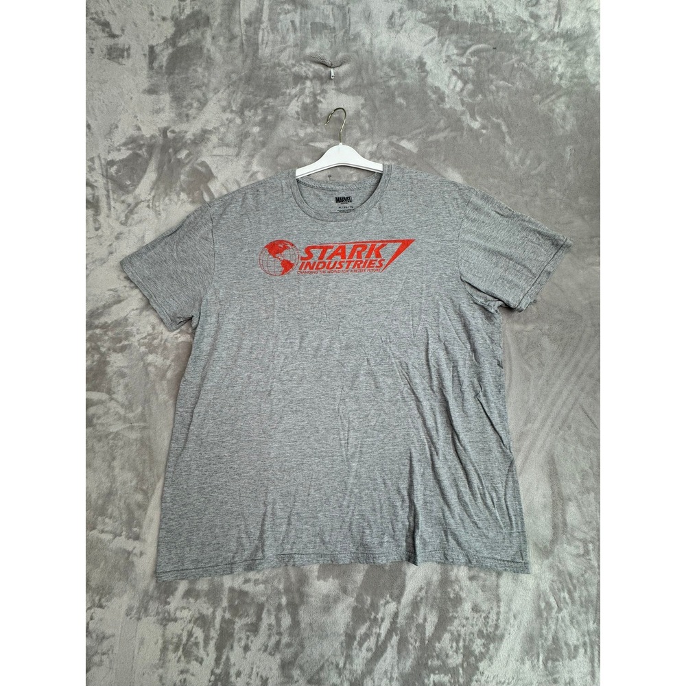 Marvel Stark Industries Mens Gray T Shirt XL